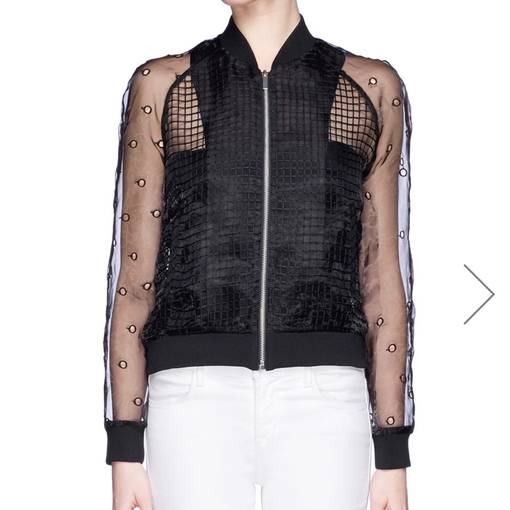 Elizabeth and James “Dirk” Organza Track Jacket - Picture 1 of 4